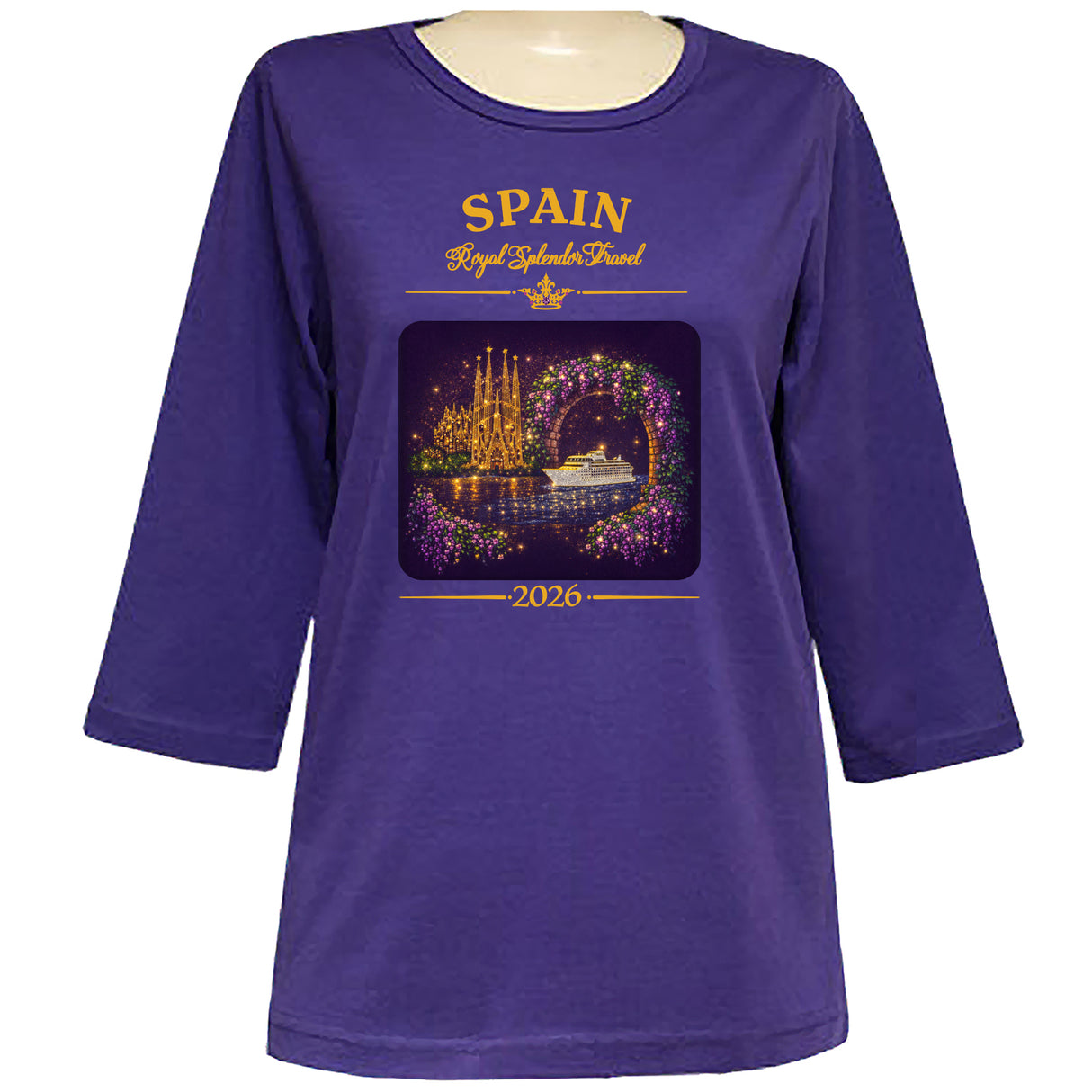 Spain 3/4 Scoop Classic Shirt