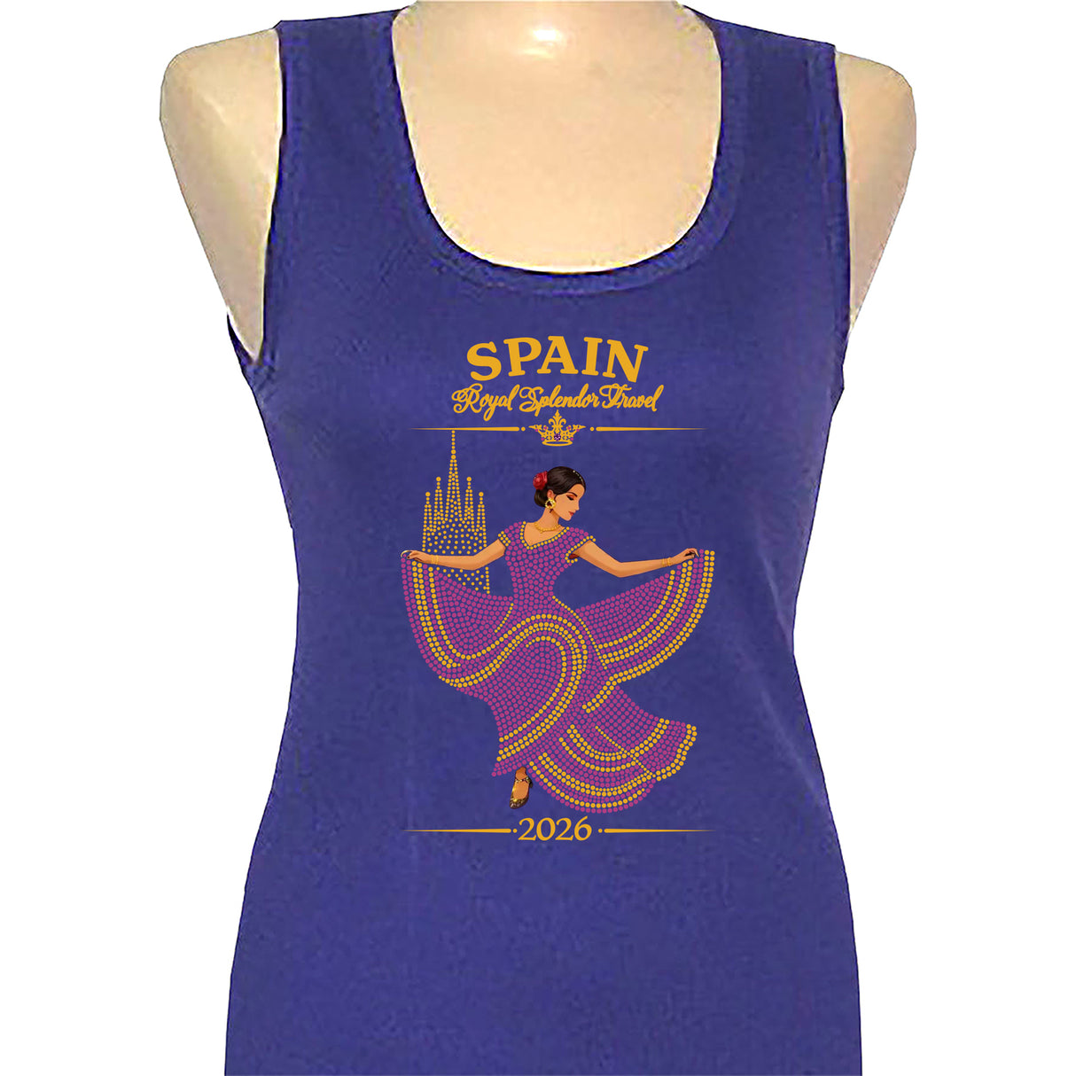 Spanish Dancer Fashion Tank Top