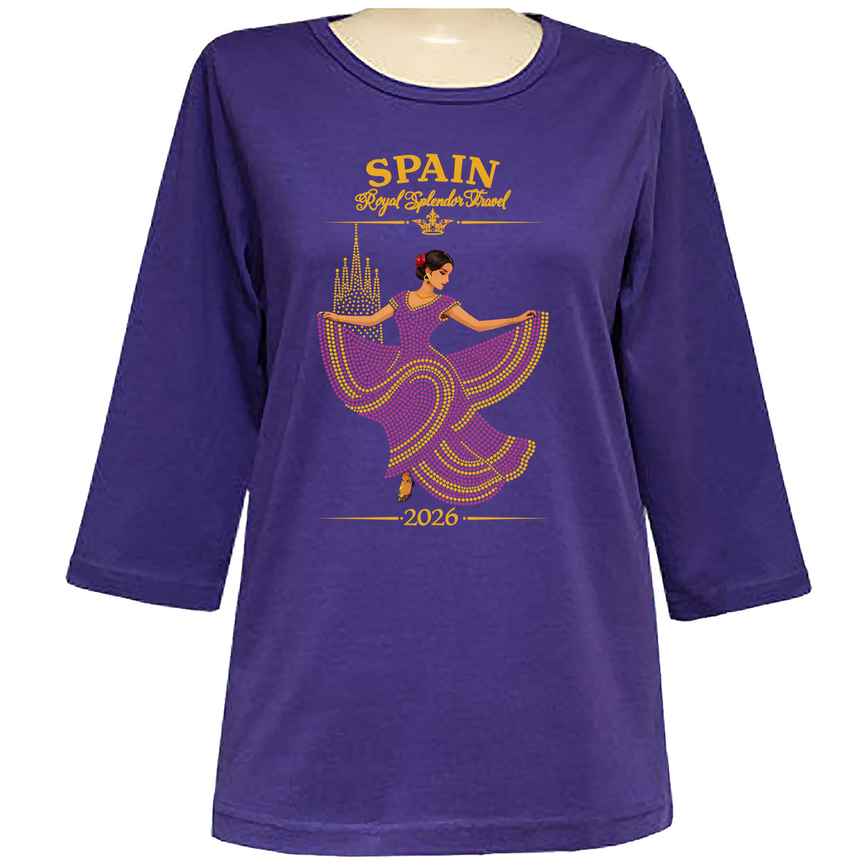 Spanish Dancer 3/4 Scoop Classic Shirt