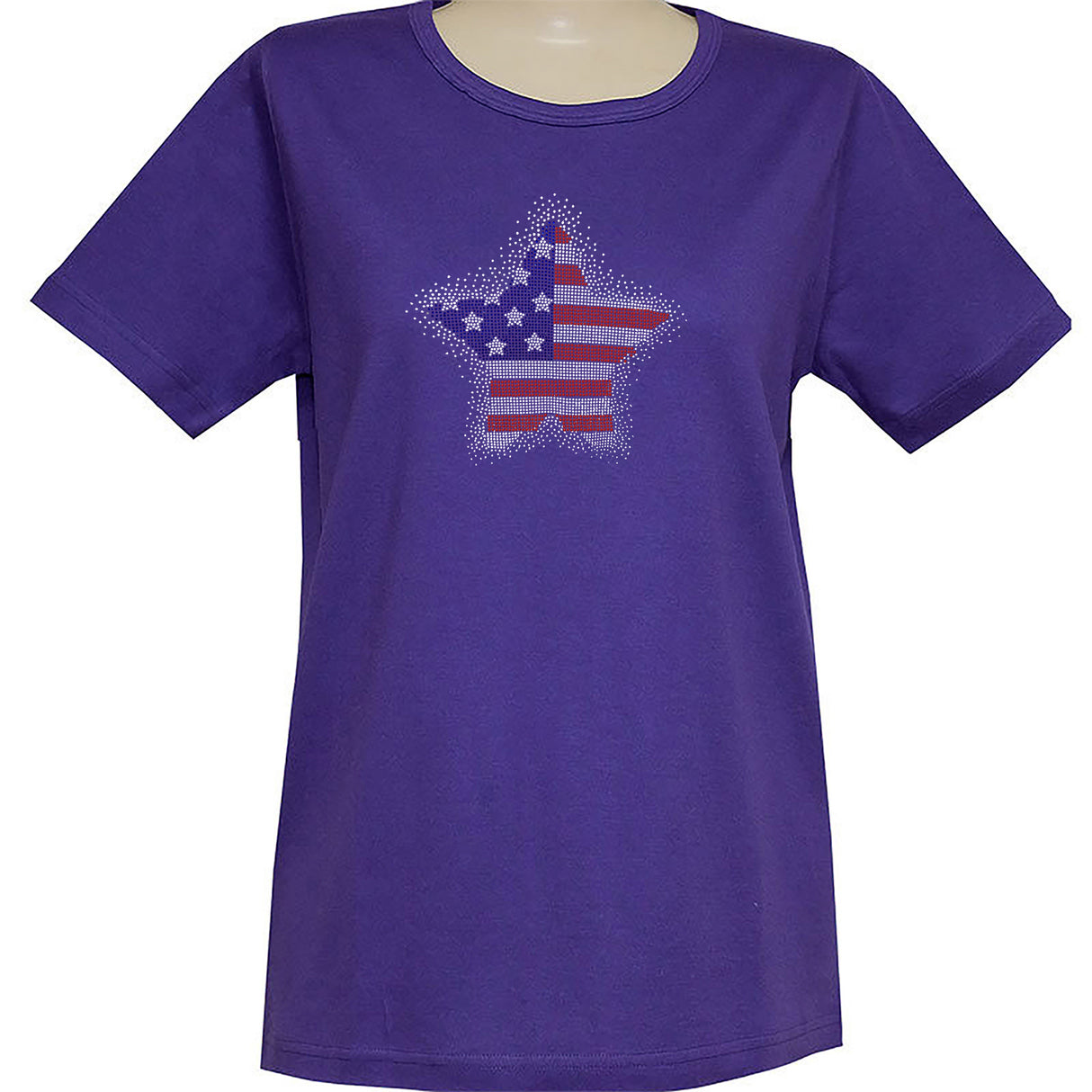 Americana Big Star Short Sleeve Scoop Neck