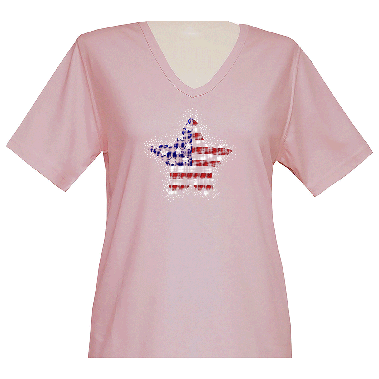 American Big Star Short Sleeve V Neck