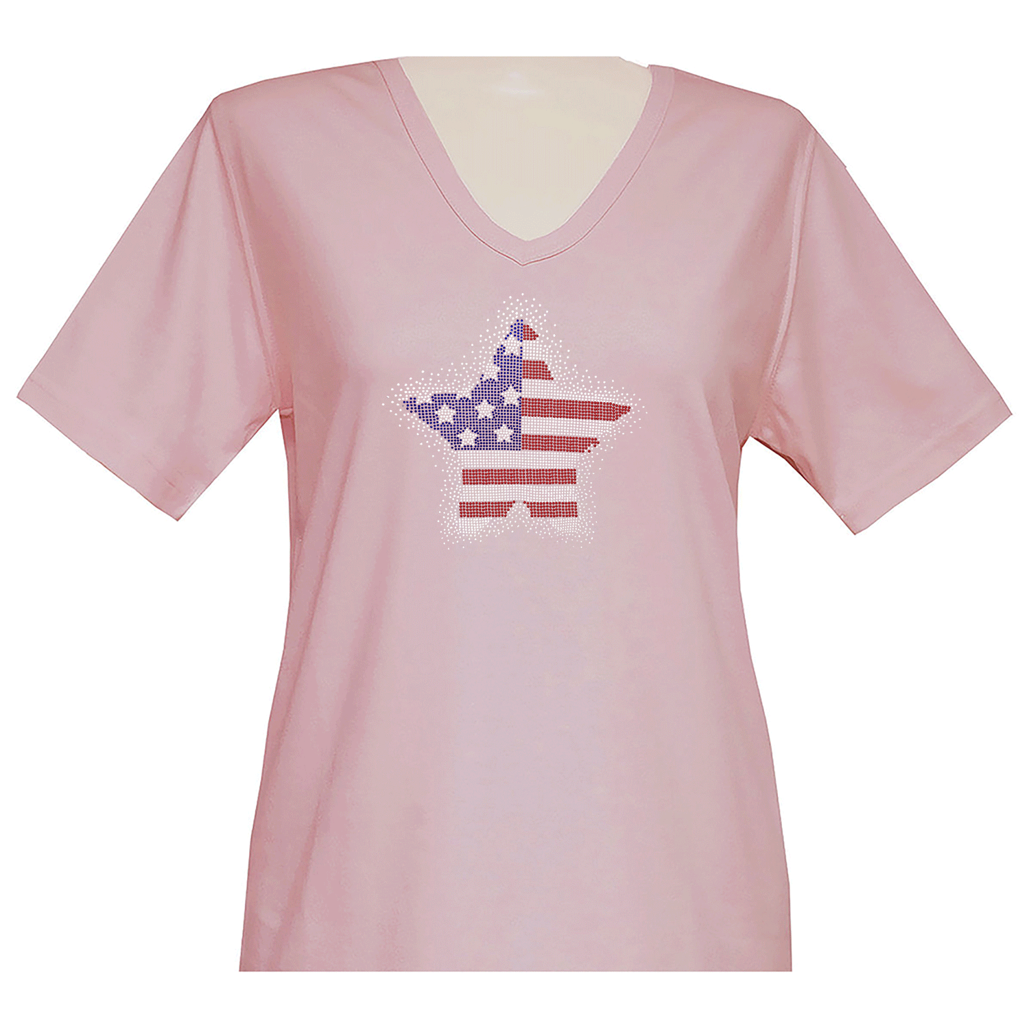 American Big Star Short Sleeve V Neck