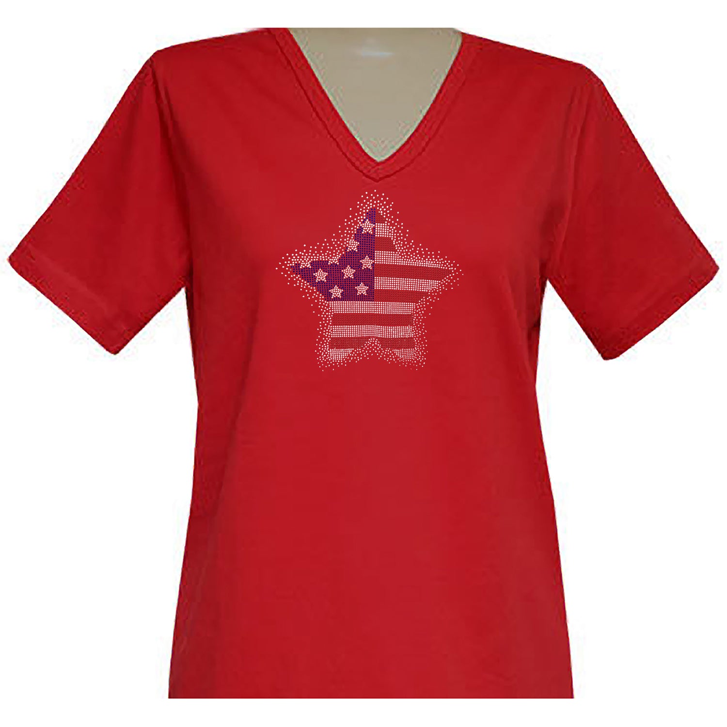 American Big Star Short Sleeve V Neck