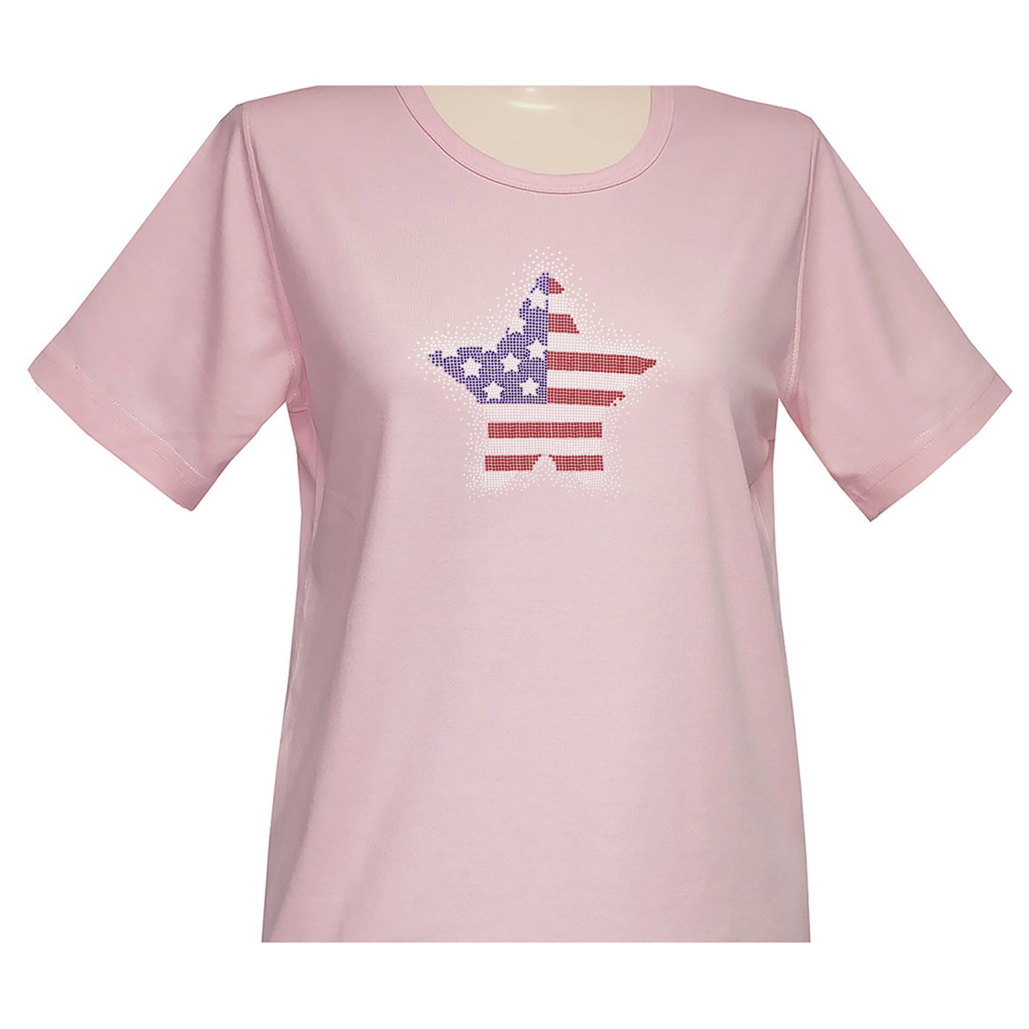 Americana Big Star Short Sleeve Scoop Neck