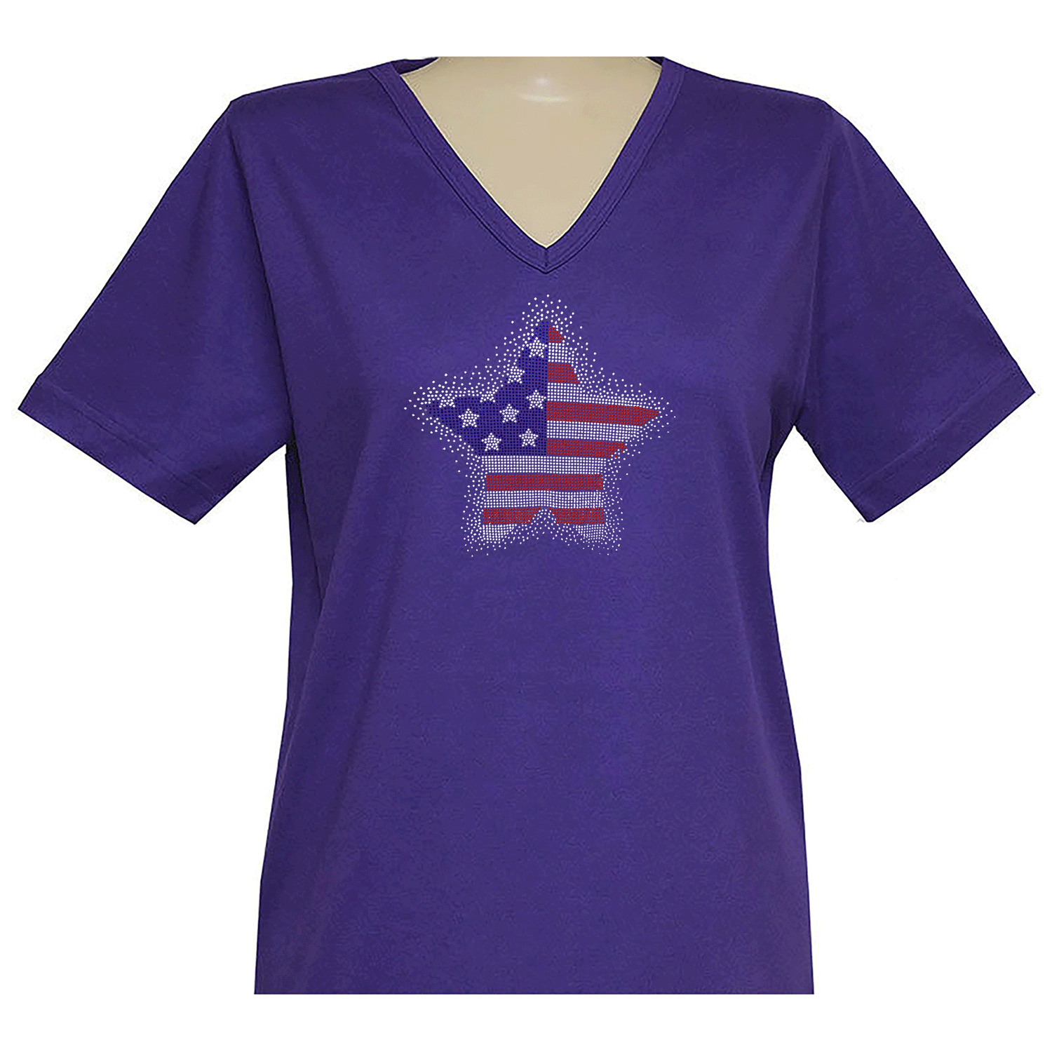 American Big Star Short Sleeve V Neck