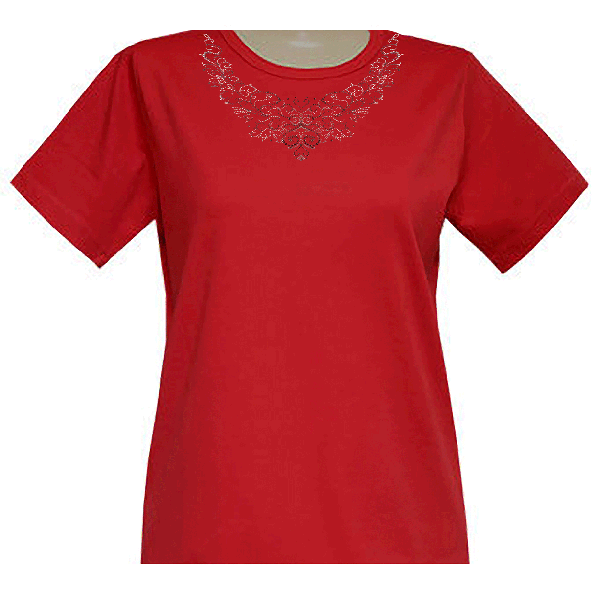 Sugar Plum Short Sleeve Scoop Neck