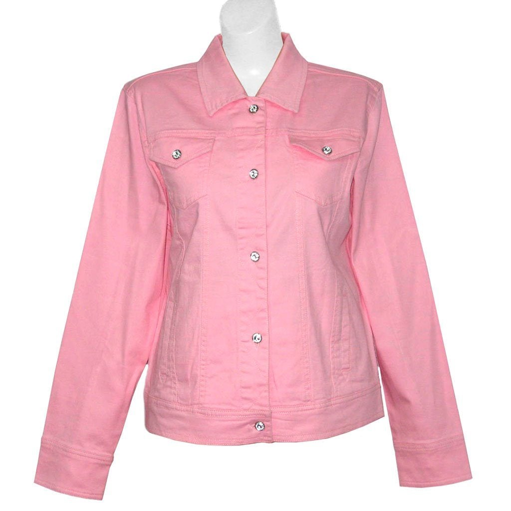 Blank Classic Pink & Lavender Denim Jacket