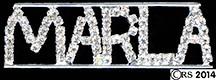 Marla Rhinestone Pin Rhinestone Pin Brooch Bling