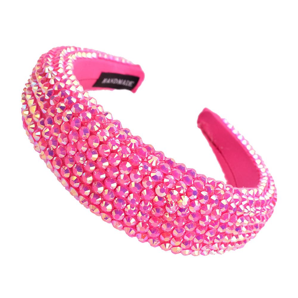 Runaway Rhinestone Headband Headband Something Special LA Pink