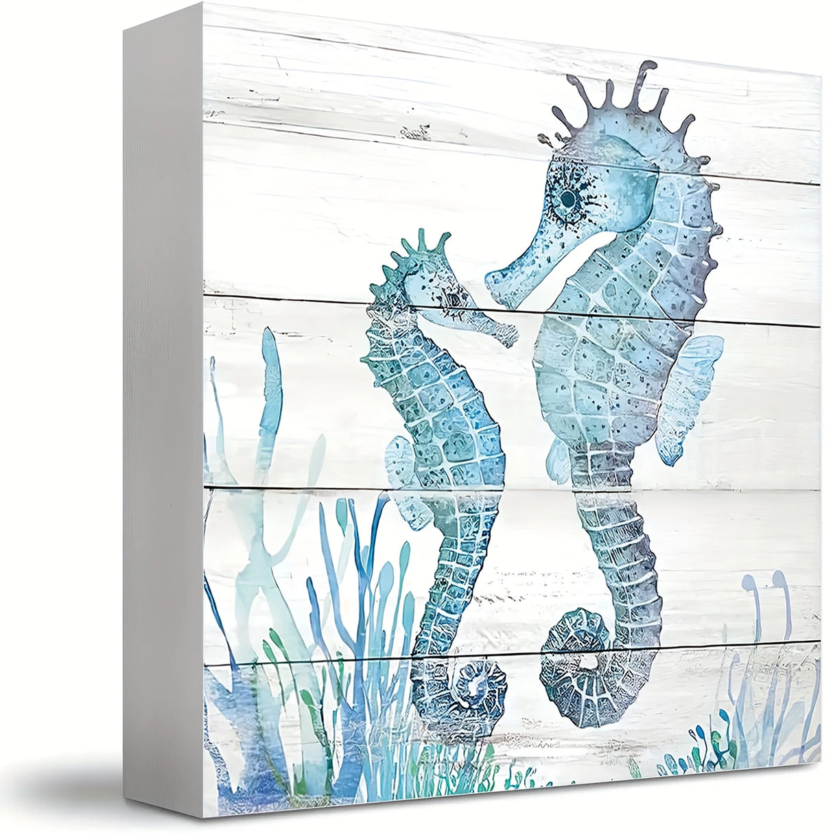 Seahorse Watercolor Sign