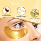 Goldie Gold Eye Mask