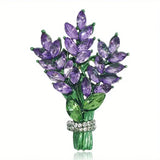 Wildflower Rhinestone Pin
