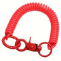 Silicone Spring Coil Lanyard Keychain