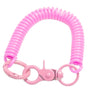 Silicone Spring Coil Lanyard Keychain