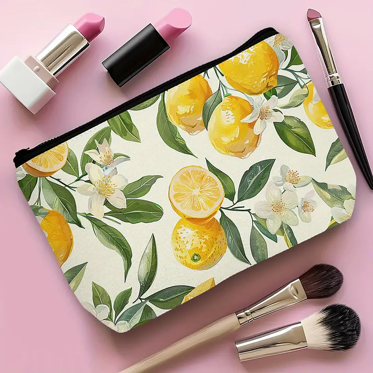 Lemon Makeup Bag