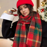 Xmas Plaid Wrap