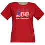 250 American Birthday Short Sleeve Scoop Neck
