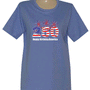 250 American Birthday Short Sleeve Scoop Neck