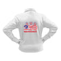 250 American Birthday Crystal Cardigan