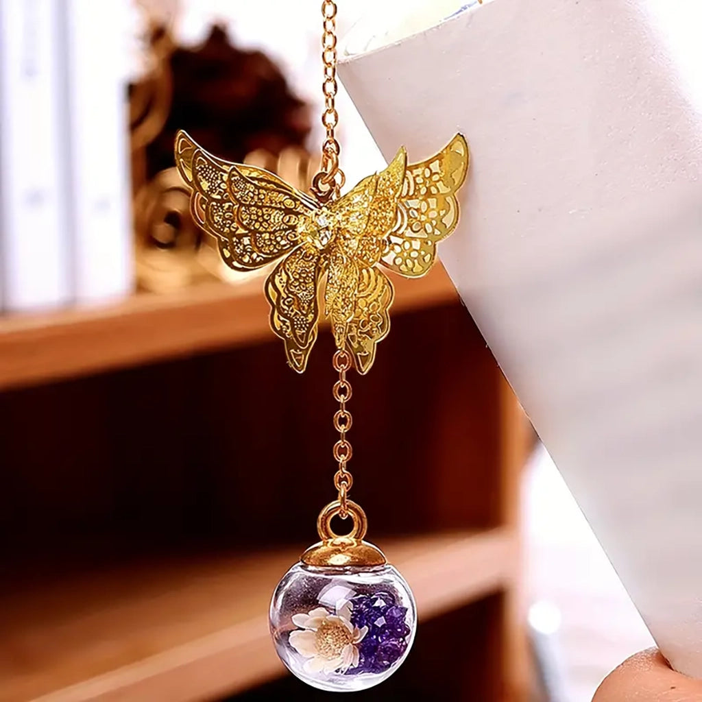 Feather 3D Butterfly Pendant