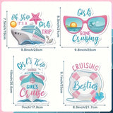 Cruise Ship Magnetic Sticker Set