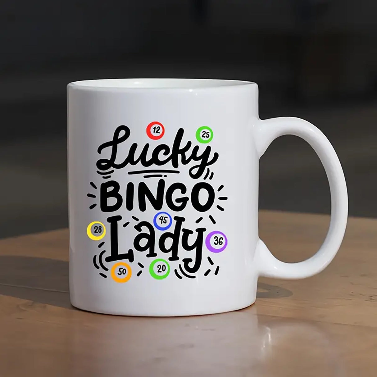 Lucky Bingo Lady Graphic Stickers