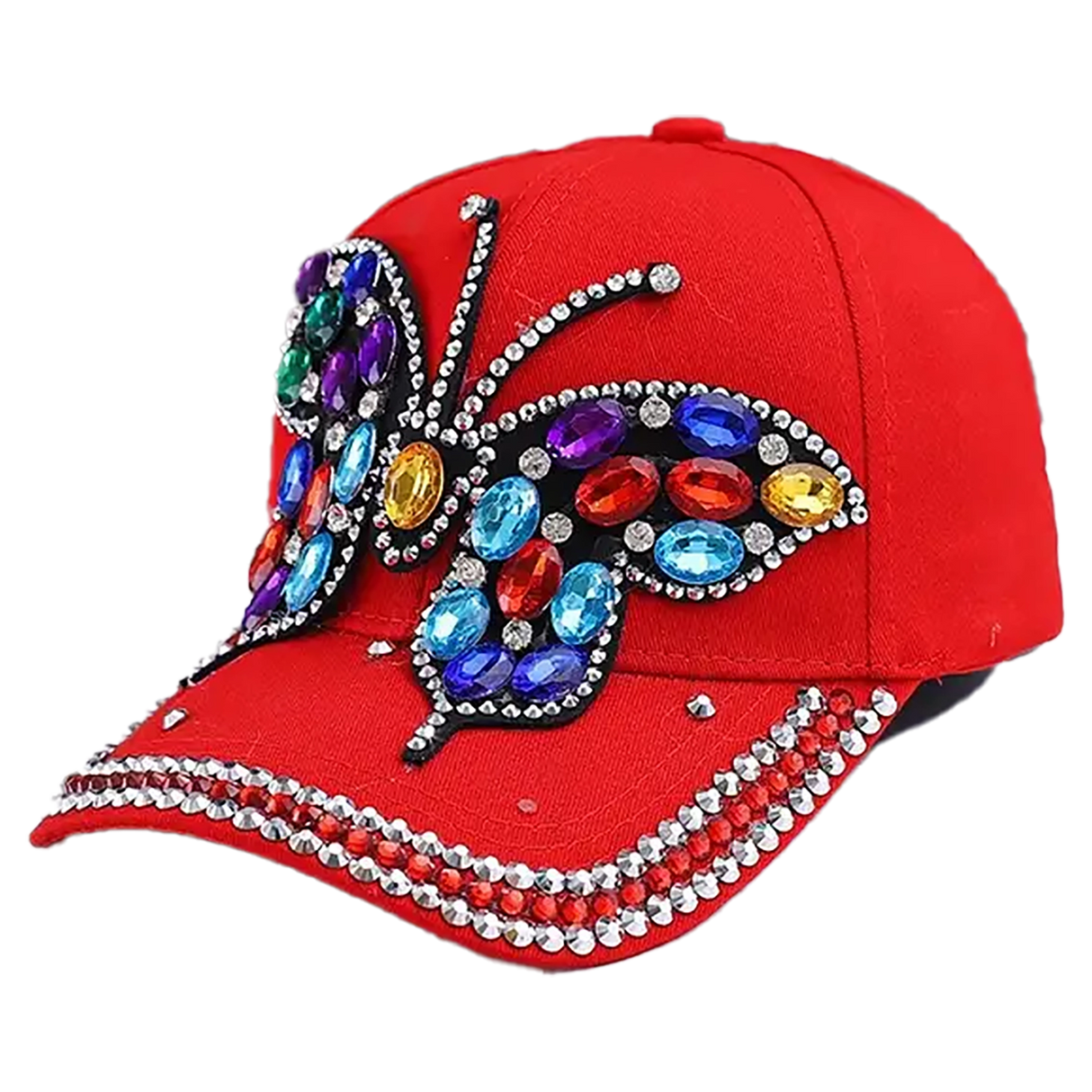 Bethany Butterfly Gemstone Cap