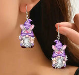 Easter Bunny and Gnome Acrylic Earrings