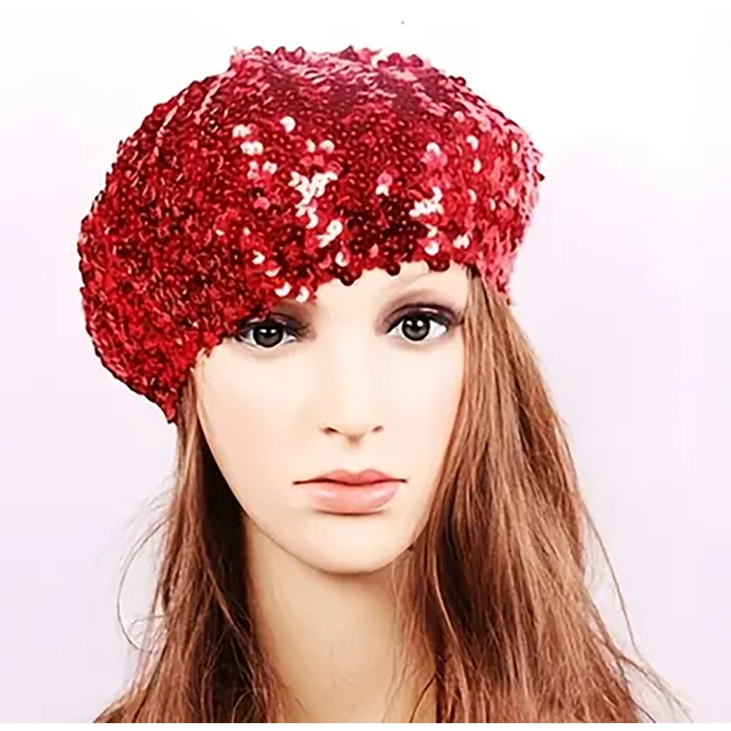 French Beret with Sequins