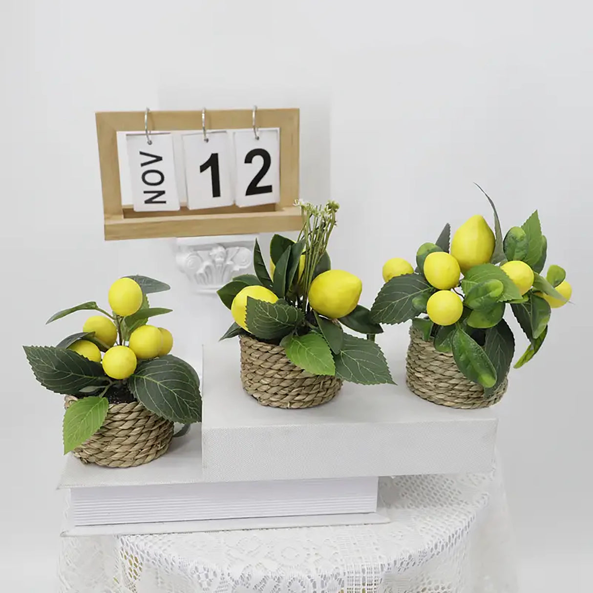 Artificial Lemon Potted Plants