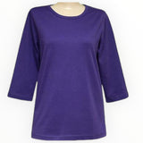 Blank 3/4 Scoop Purple or Red Classic Shirt