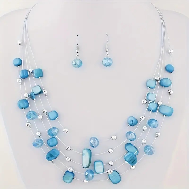 Beachy Necklace and Earring Set