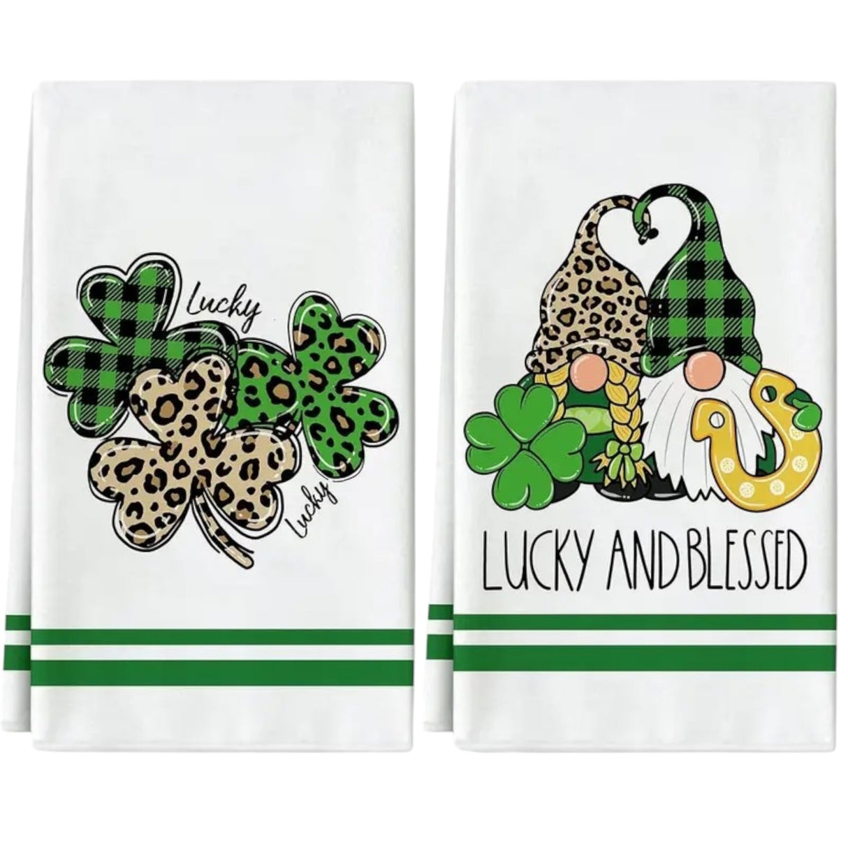 St. Patrick's Day Kitchen Dish Towel Set