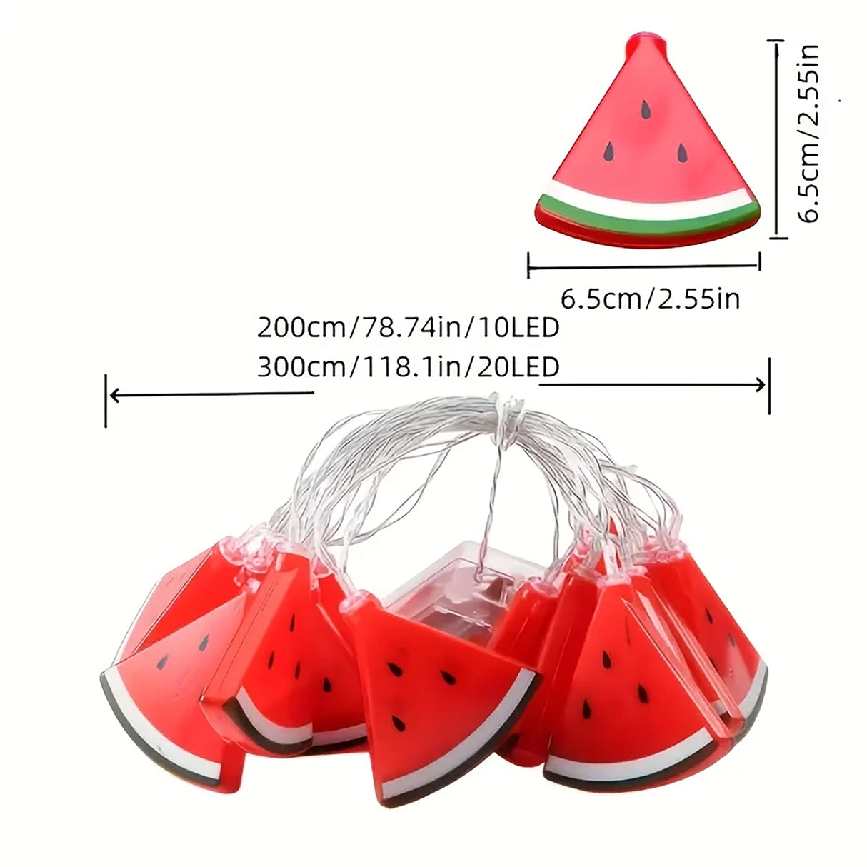Watermelon Slice Hanging Lights