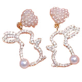 Rabbit Dangle Earrings