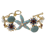 Ocean Starfish & Seashell Bracelet