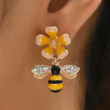Rustic Bee Earring