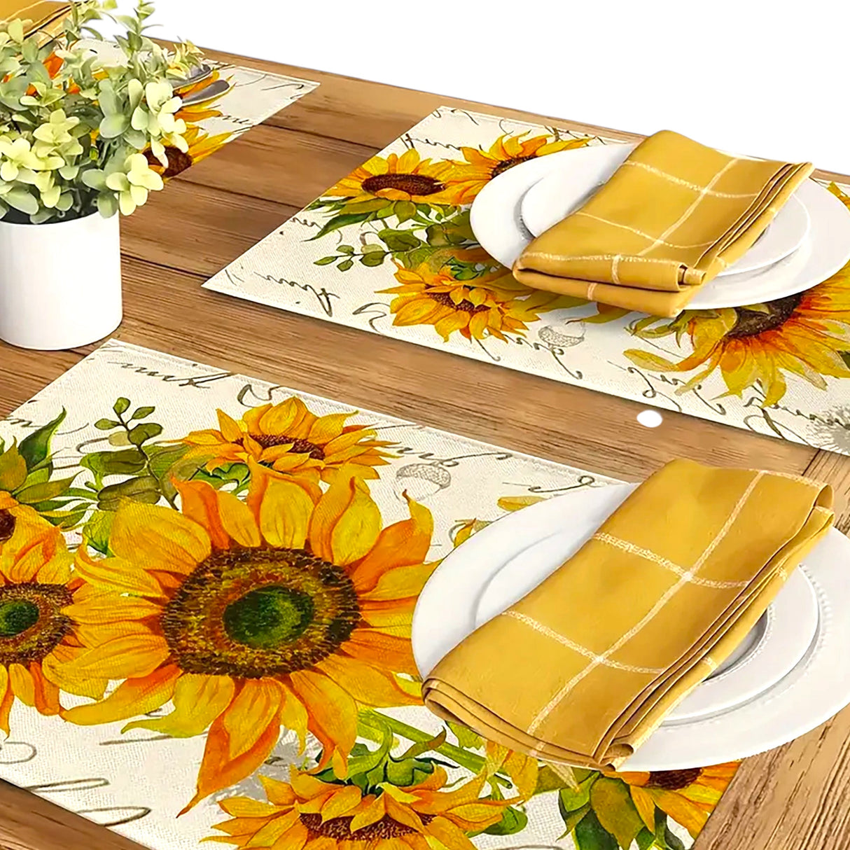 Summer Sunflower Placemats