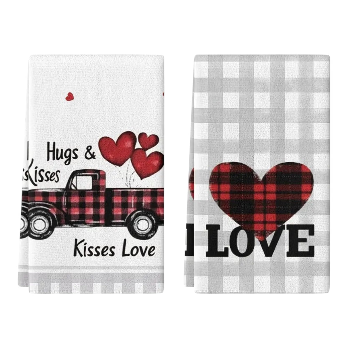 Valentine's Day Kitchen Towels Set