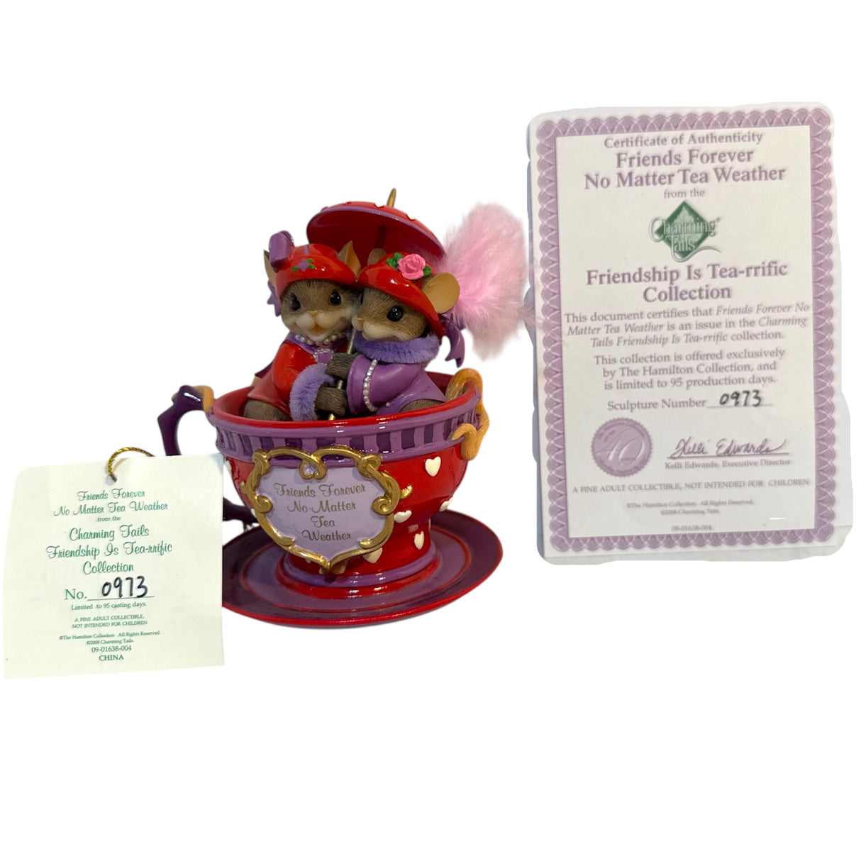 Charming Tails - Freinds Forever No Matter Tea Weather