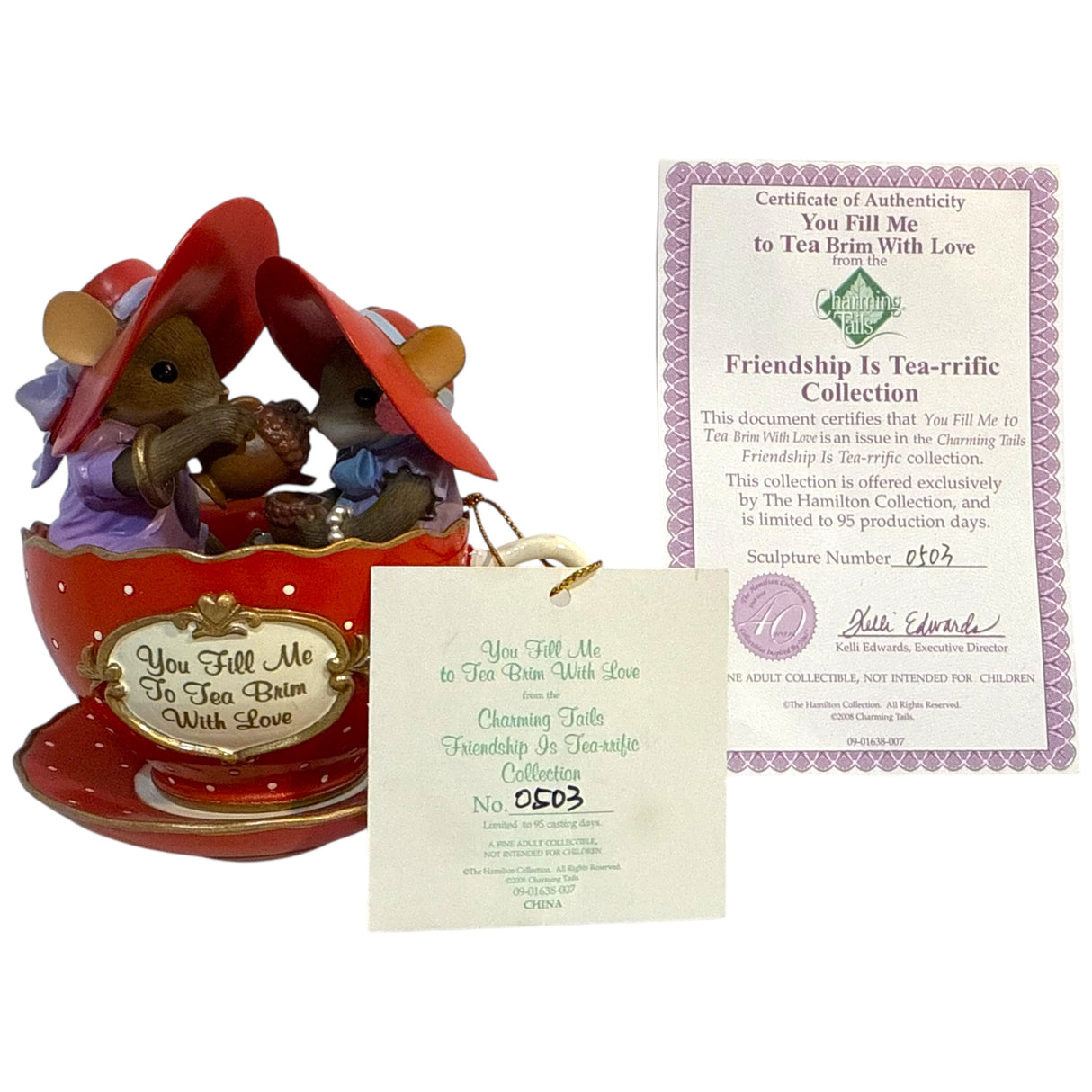 Charming Tails - You Fill Me To Tea Brim With Love