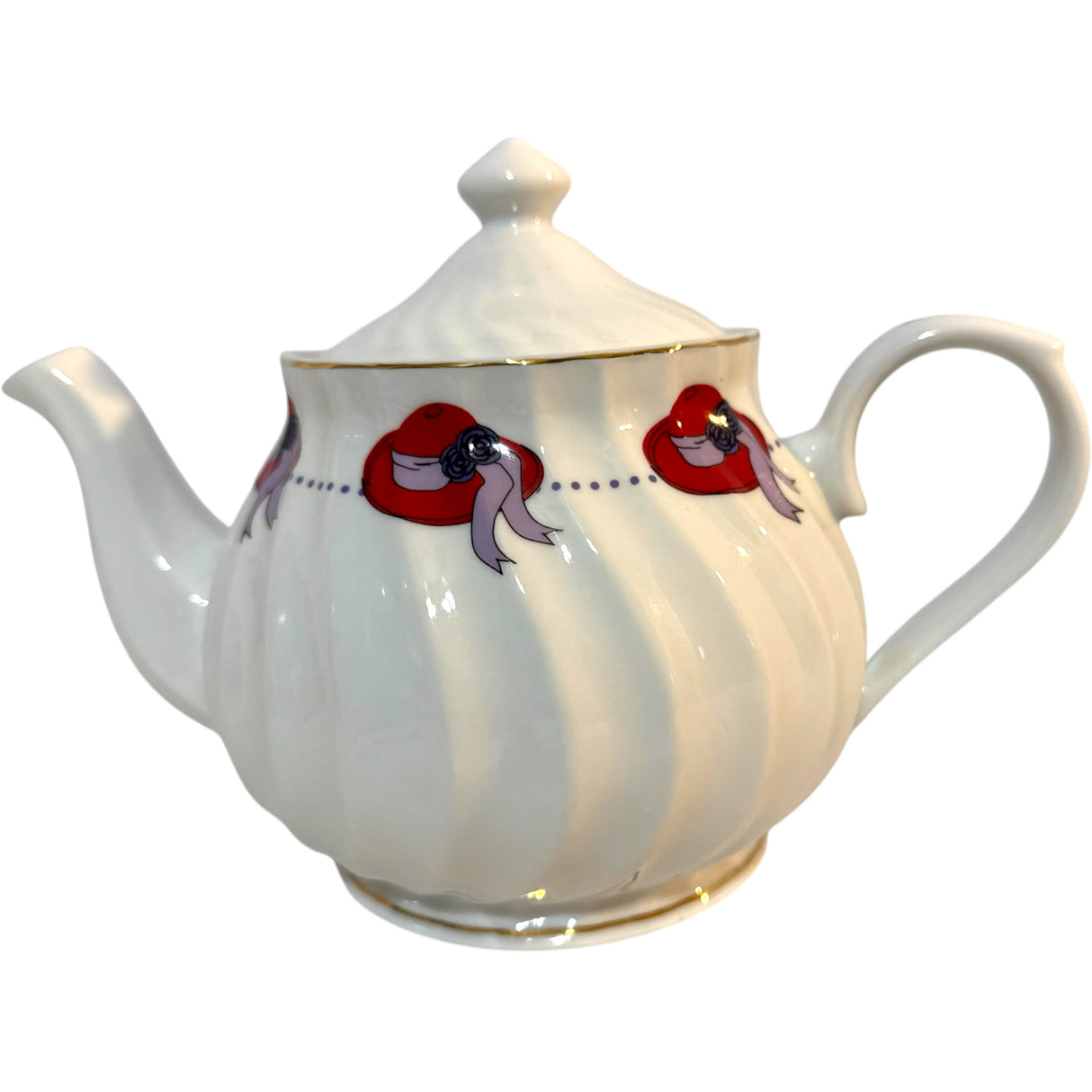 Darci Collection - Red Hat Tea Pot