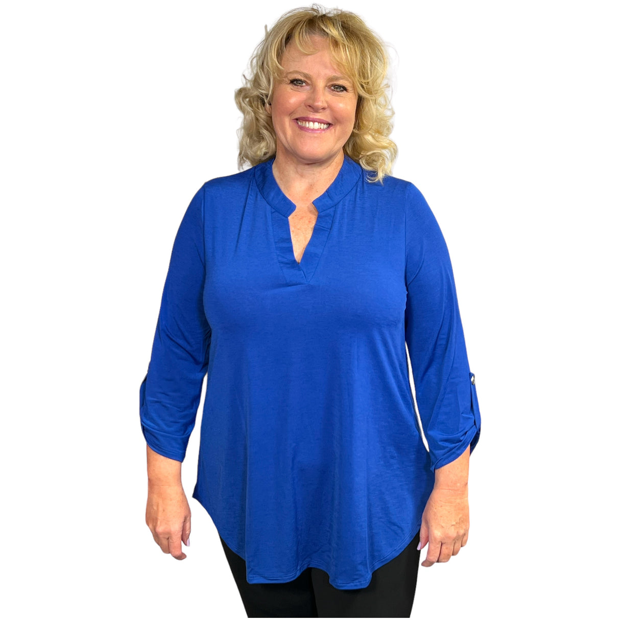 Marsha Lynn Fashion Top - Royal Blue