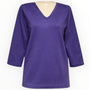 Blank 3/4 V-Neck Purple or Red Classic