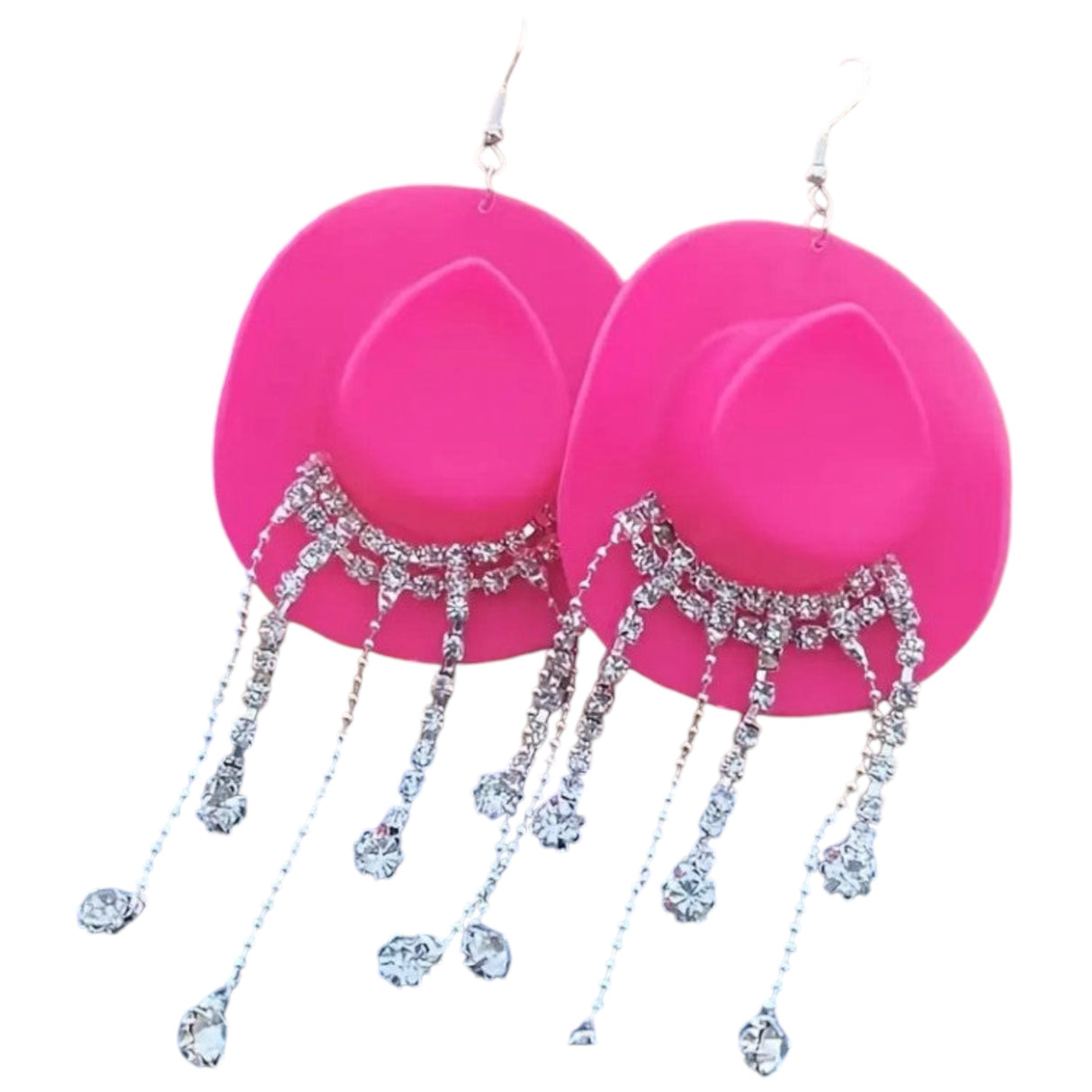 Candy Pink Cowgirl Earrings