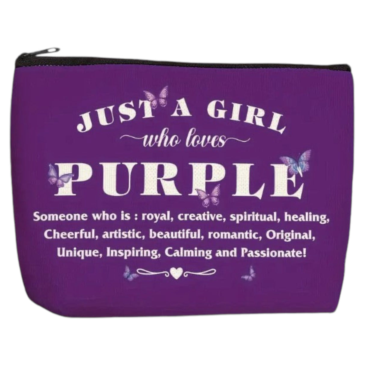 Just A Girl Makeup Bag