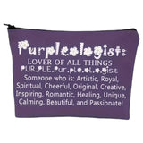 Purpleologist Make up Travel Bag