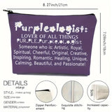 Purpleologist Make up Travel Bag