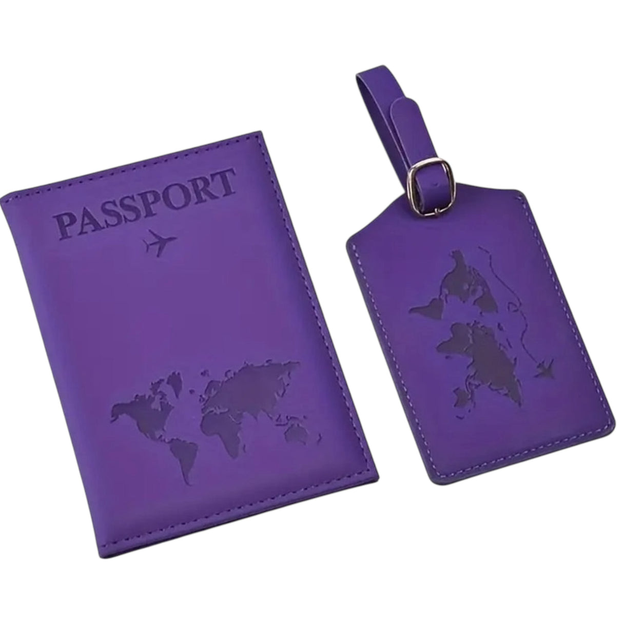 Passport and Luggage Tag Set