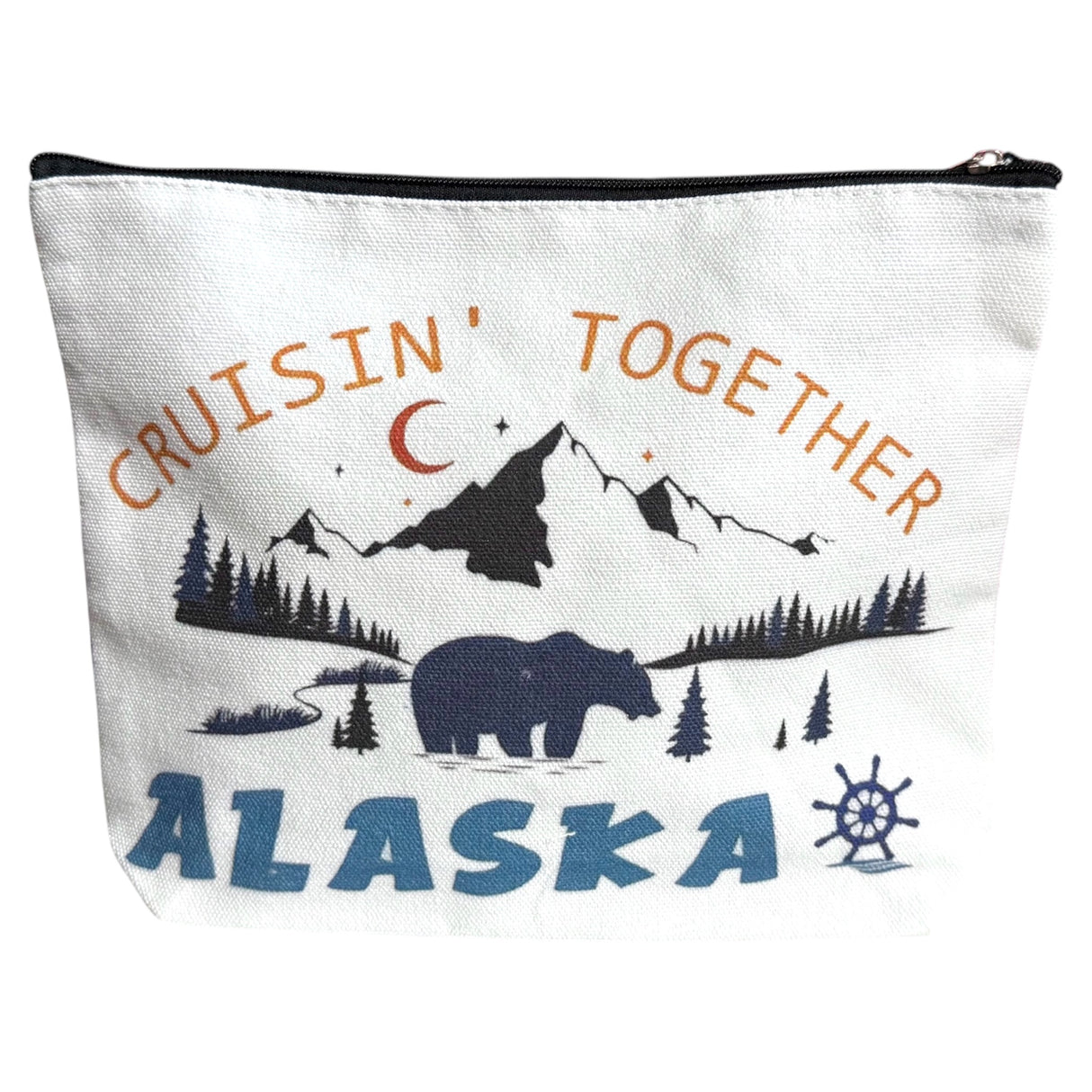 Cruisin Together Alaska Makeup Bag